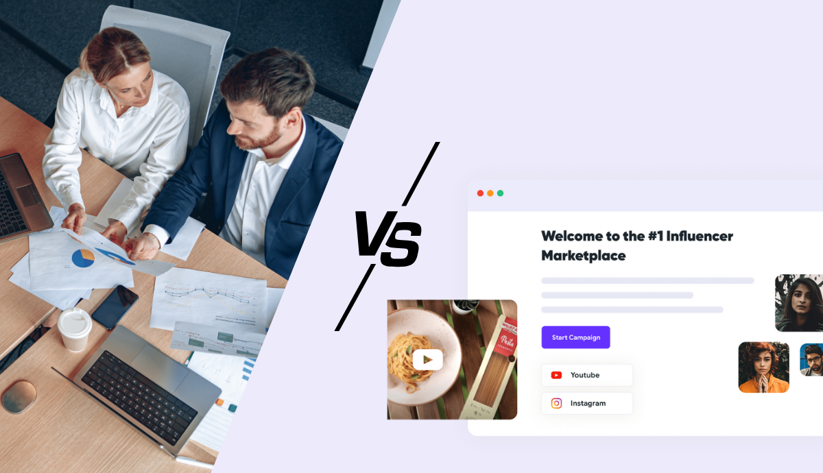 Famous Influencer Marketing Platform vs Traditional Agencies